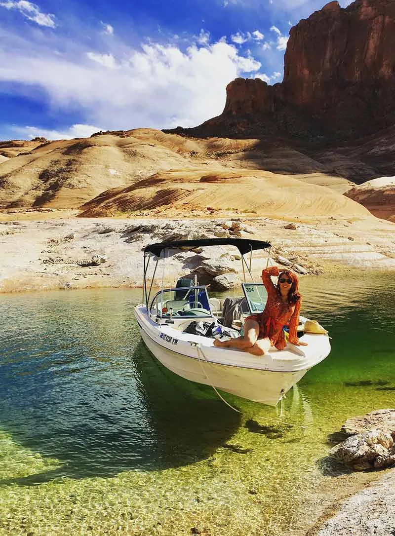 Speedboat on Lake Powell