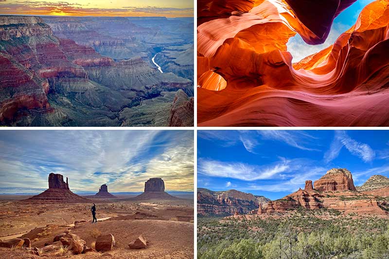 4 Day 3 Night Tour from Phoenix/Scottsdale - Monument Valley, Antelope, Horseshoe Bend, Grand Canyon, Sedona
