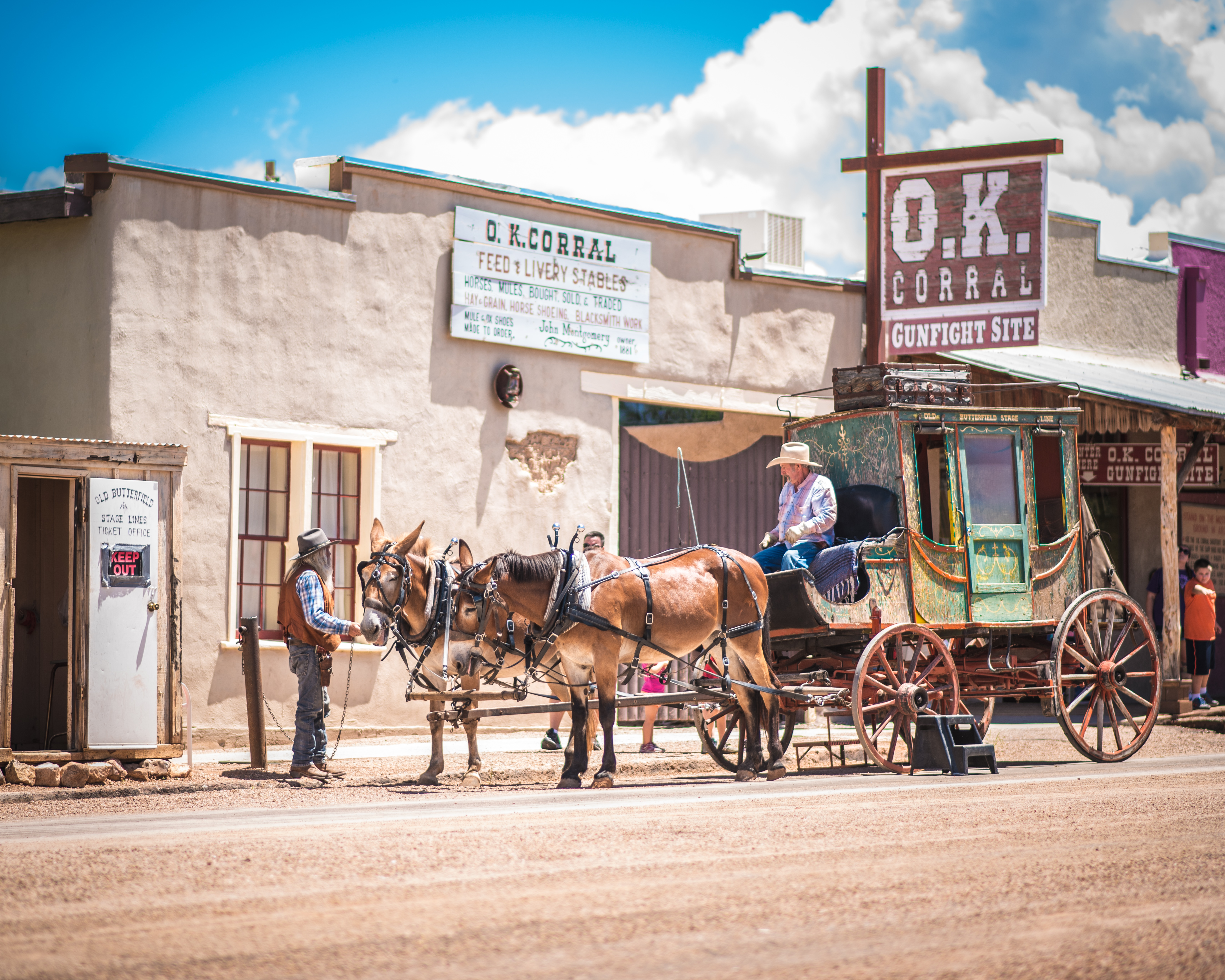 Private Tombstone Tours from Phoenix Scottsdale DETOURS - Outside Crystal Palace