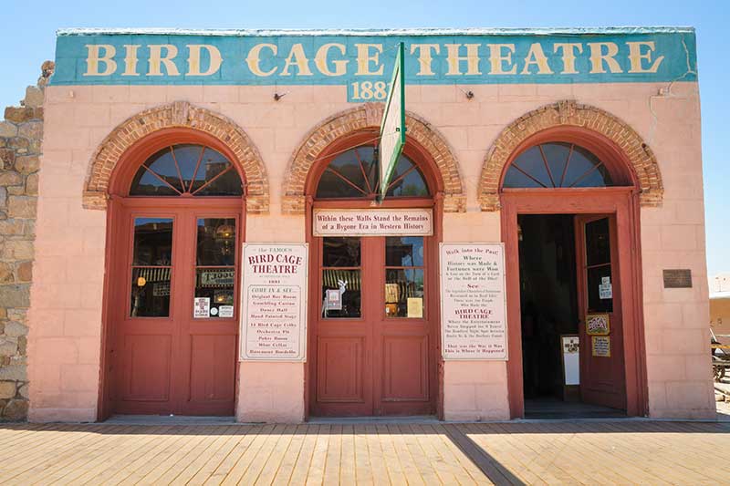 Bird Cage Theatre Tombstone Arizona - Front Entrance