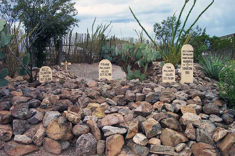 Boothill Graveyard Cemetery Tombstone OK Corral Gunfight