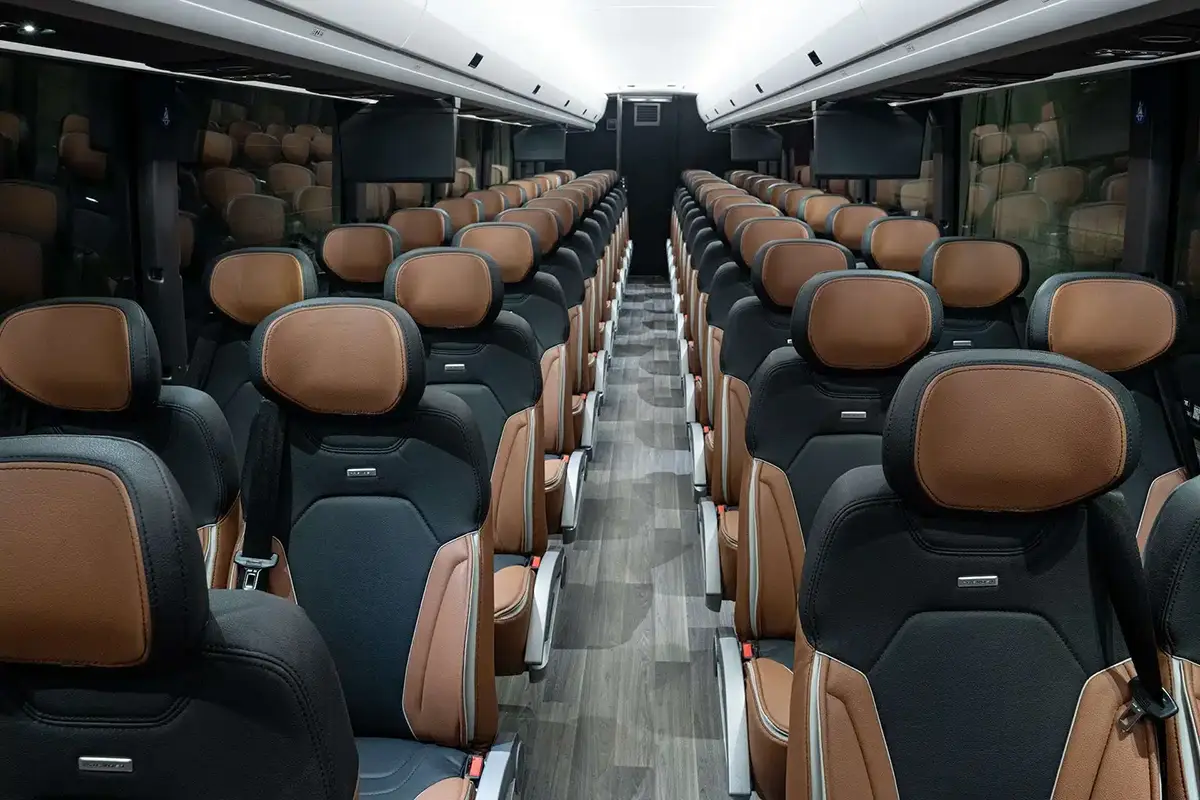 Motorcoach Comfortable Seating DETOURS American West Private Group Tours